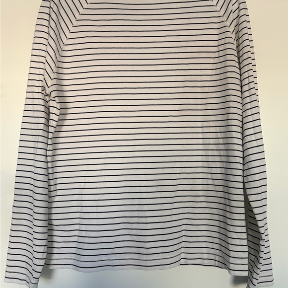 Vintage Polo Ralph Lauren Navy Striped Long Sleeve Tee - Picture 5 of 5